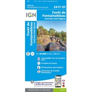 Foret de Fontainebleau 2417OT Top25 IGN